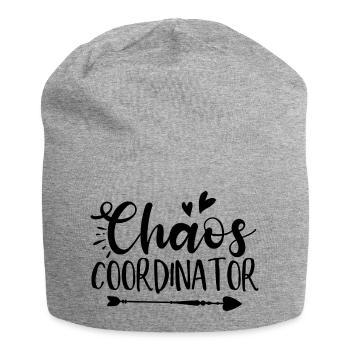 Chaos Coordinator Lustiger Spruch - Jersey-Beanie - Grau meliert - Vorne