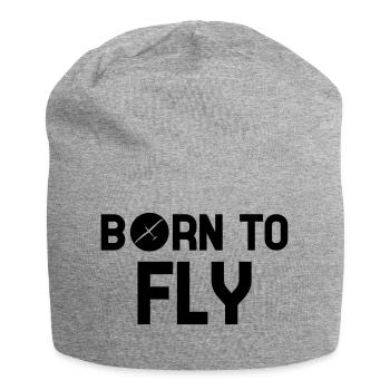 Glider Glider Glider Pilot Pilot - Jersey Beanie - heather grey - Front