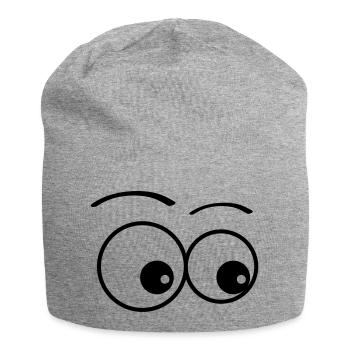 eyes - Jersey Beanie - heather grey - Front