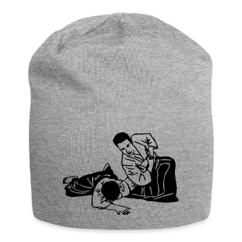 Aïkido - Bonnet en jersey - gris chiné - Devant