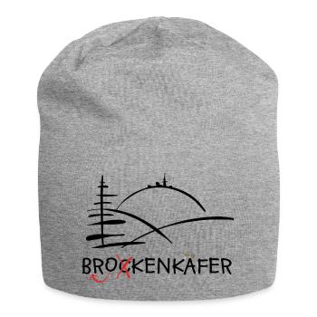 Brockenkäfer - Jersey-Beanie - Grau meliert - Vorne