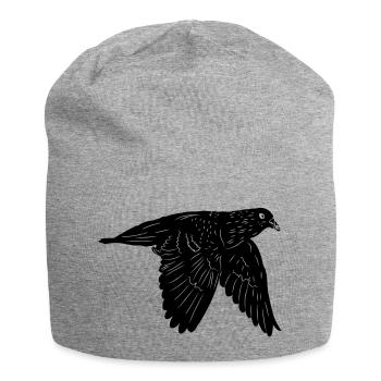 Pigeon competition pigeon - Jersey Beanie - heather grey - Front