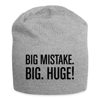 Big mistake big huge - Jersey Beanie - heather grey - Front