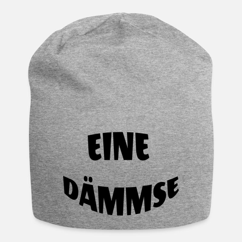 DÄMMSE - Jersey-Beanie - Grau meliert