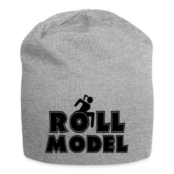 Every wheelchair user is a role model * - Jersey Beanie - heather grey - Front