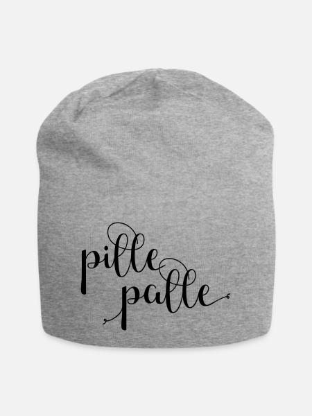 pille palle - Jersey-Beanie - Grau meliert