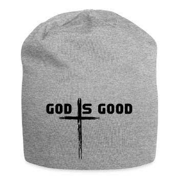 God is - Jersey Beanie - heather grey - Front