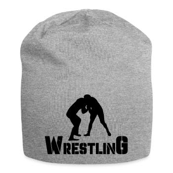Wrestling - Jersey-Beanie - Grau meliert - Vorne