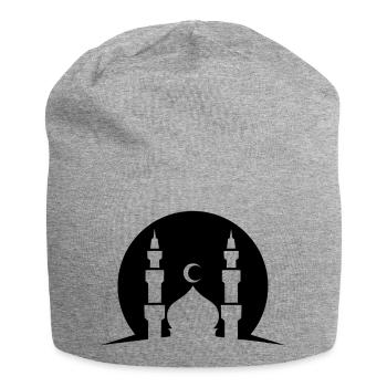 Ramadan Mubarak muslim islam Fasten moslem Allah - Jersey-Beanie - Grau meliert - Vorne
