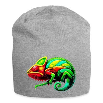 Caméléon - Bonnet en jersey - gris chiné - Devant