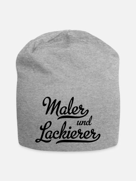 Maler und Lackierer - Jersey-Beanie - Grau meliert