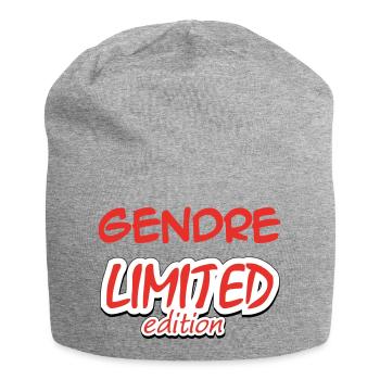 GENDRE LIMITED EDITION - Jersey Beanie - heather grey - Front
