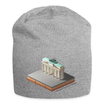 Brandebourg - Bonnet en jersey - gris chiné - Devant
