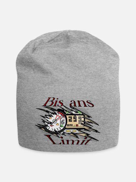 Bis ans limit - Jersey-Beanie - Grau meliert