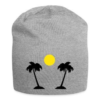 Palm Island 2 - Bonnet en jersey - gris chiné - Devant