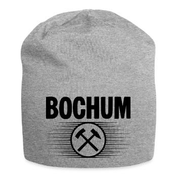 Bochum Glueck auf - Jersey-Beanie - Grau meliert - Vorne