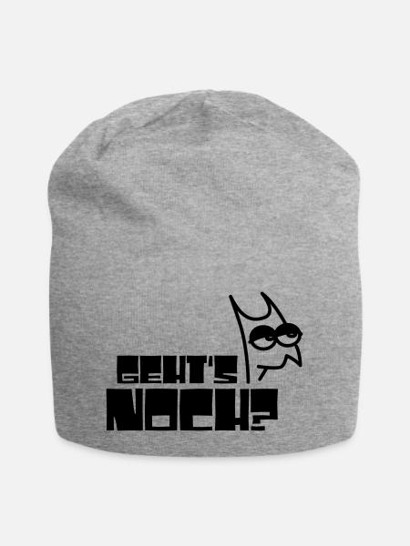 Gehts Noch? - Jersey-Beanie - Grau meliert