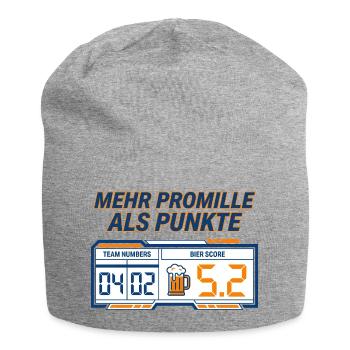 Mehr_Promille_Punkte_Scoreboard_Hoodie_T-shirt - Jersey-Beanie - Grau meliert - Vorne
