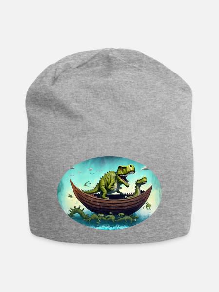 Dino Arche - Jersey-Beanie - Grau meliert
