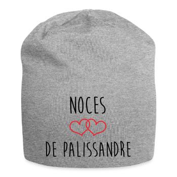 Rosewood Wedding 65 Years Union - Jersey Beanie - heather grey - Front
