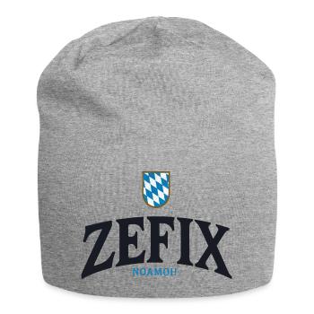 ZEFIX Bavarian Crest - Jersey-Beanie - Grau meliert - Vorne