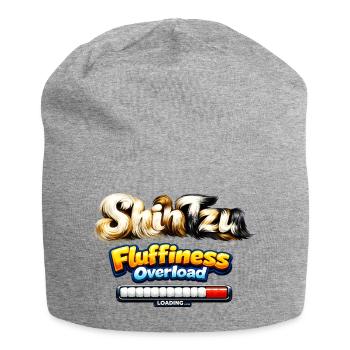 Shin Fluffiness Overload - Jersey Beanie - heather grey - Front
