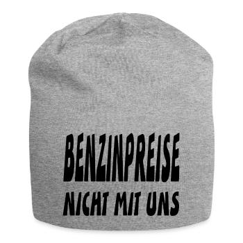 Benzin - Jersey-Beanie - Grau meliert - Vorne