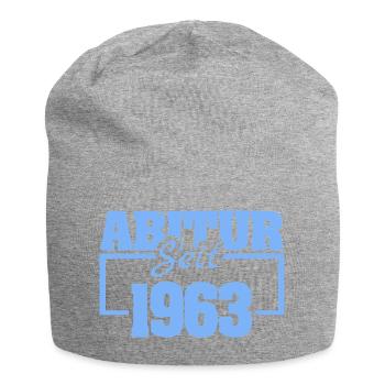 Abiturient 1963 - Jersey-Beanie - Grau meliert - Vorne