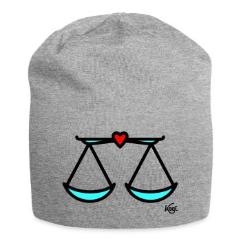 Grande échelle - Bonnet en jersey - gris chiné - Devant