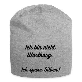 Heimatliebe_Nord_Wortkarg - Jersey-Beanie - Grau meliert - Vorne