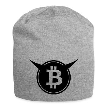 T-shirts de fans Bitcoin - Bonnet en jersey - gris chiné - Devant
