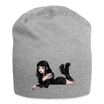 Gothic Pinup Dark Elegance - Jersey Beanie - heather grey - Front