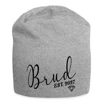 Schwedische Braut 2027 - Jersey-Beanie - Grau meliert - Vorne