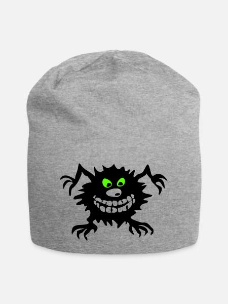 Monster - Eater - Jersey-Beanie - Grau meliert