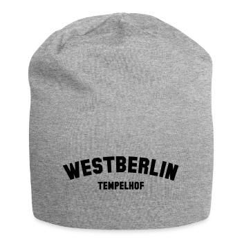 TEMPELHOF - Jersey-Beanie - Grau meliert - Vorne