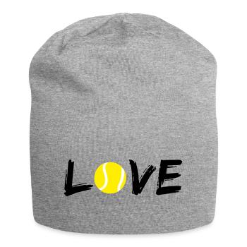 Aimer le tennis - Bonnet en jersey - gris chiné - Devant