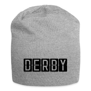 Derby Flughafentafel - Jersey-Beanie - Grau meliert - Vorne
