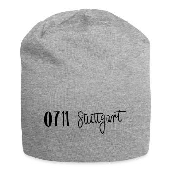 0711 Stuttgart, Allemagne - Bonnet en jersey - gris chiné - Devant