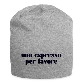 Espresso Italia Italien - Jersey-Beanie - Grau meliert - Vorne