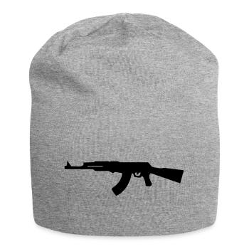 Gewehr - Jersey-Beanie - Grau meliert - Vorne