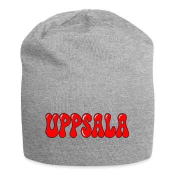 Uppsala Bubbles Roter Tippfehler - Jersey-Beanie - Grau meliert - Vorne