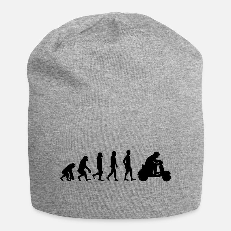 Evolution Rollerfahrer - Jersey-Beanie - Grau meliert
