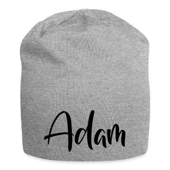 Nom - Adam - Bonnet en jersey - gris chiné - Devant