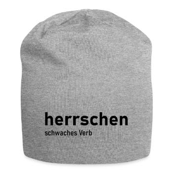 herrschen schwaches Verb - Jersey-Beanie - Grau meliert - Vorne