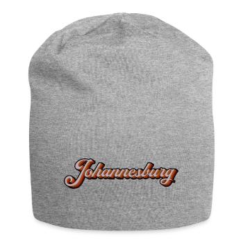 Johannesburg Retro Script - Jersey-Beanie - Grau meliert - Vorne