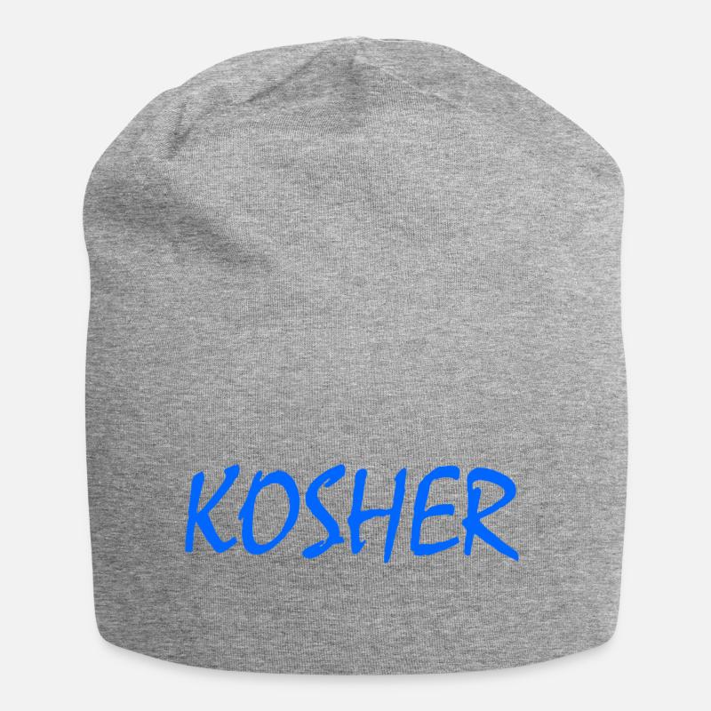 Kosher - Bonnet en jersey - gris chiné
