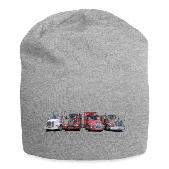 Tractors with cool snouts - Jersey Beanie - heather grey - Front