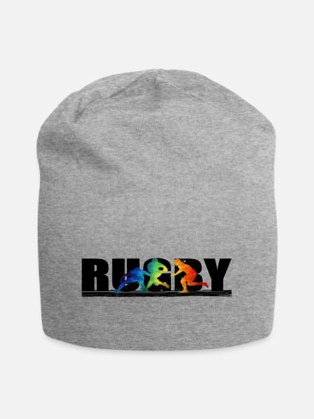 Rugby - Jersey-Beanie - Grau meliert