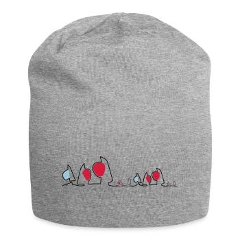 Regatta Skyline Sailboats Sailing Sailing Boats - Jersey Beanie - heather grey - Front