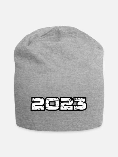 2023 - Jersey-Beanie - Grau meliert